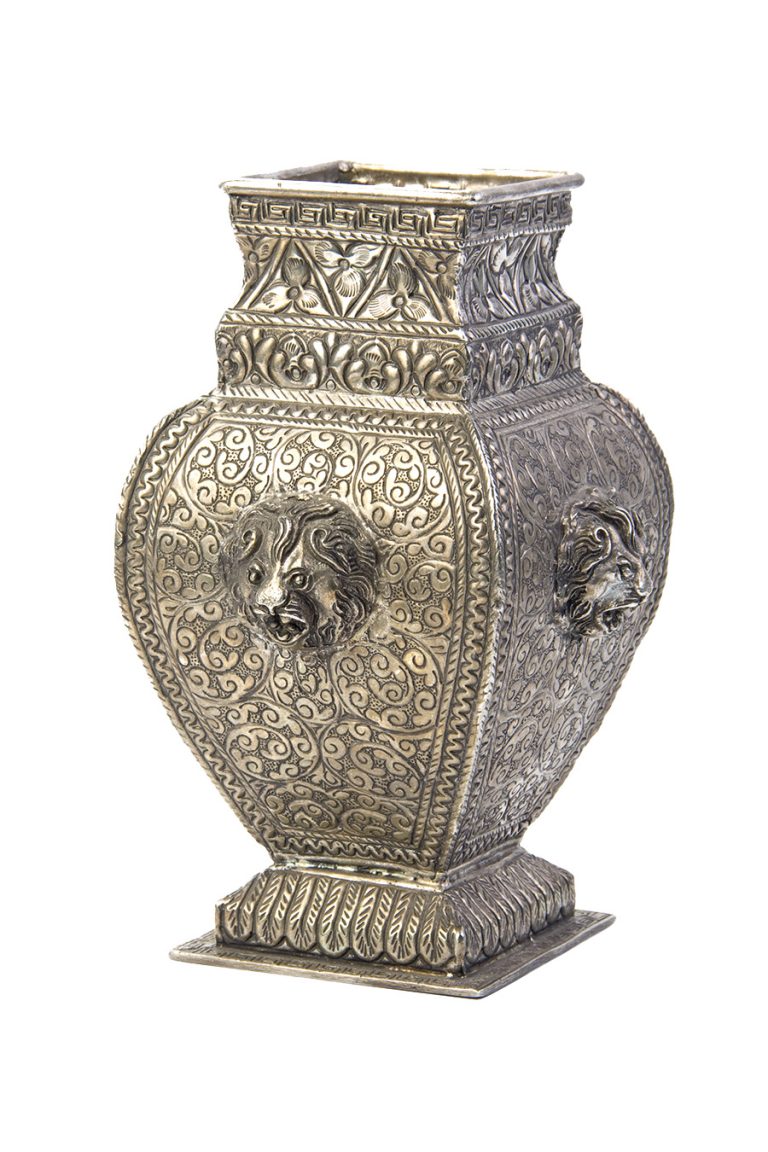 Middle East Silver Vase